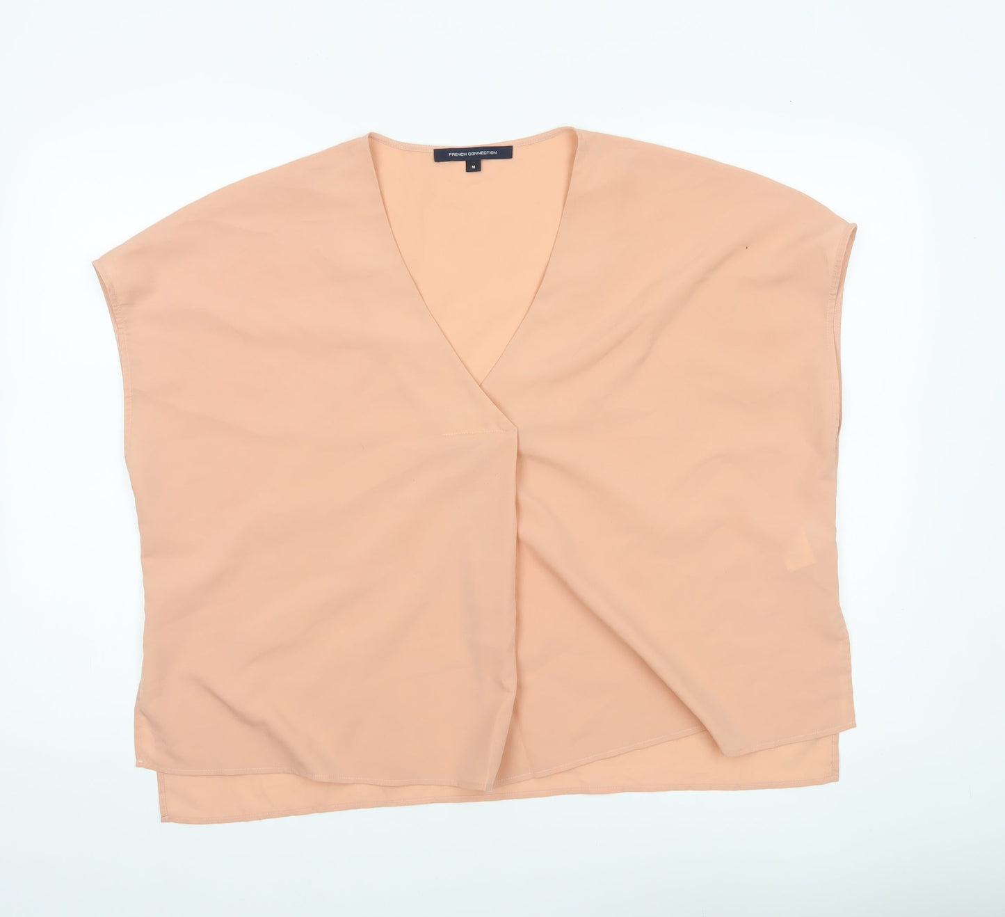 Womens UK Size M French Connection Beige Tunic Blouse