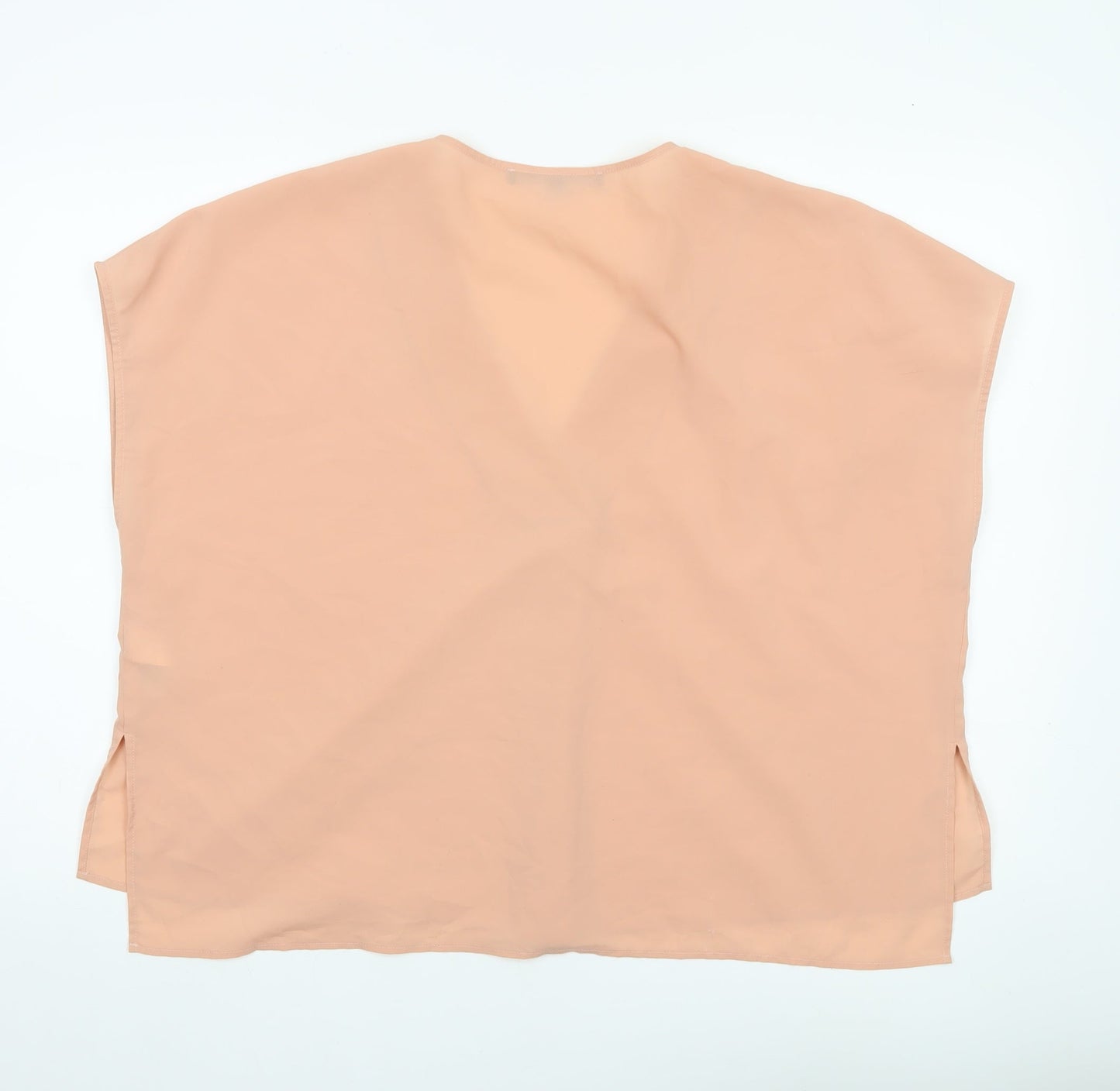 Womens UK Size M French Connection Beige Tunic Blouse