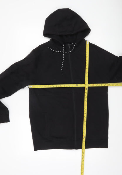 U.S. Athletic Men’s Black Full Zip Hoodie Size M Regular Fit