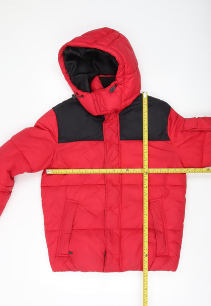Mens UK Size S H&M Red Puffer Jacket