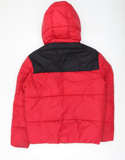 Mens UK Size S H&M Red Puffer Jacket
