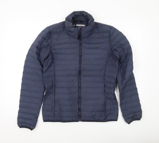Womens UK Size 8-10 adidas Blue Puffer Jacket