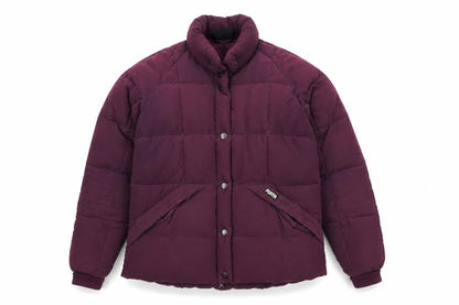 Womens UK Size 10 Puffa Purple Puffer Jacket