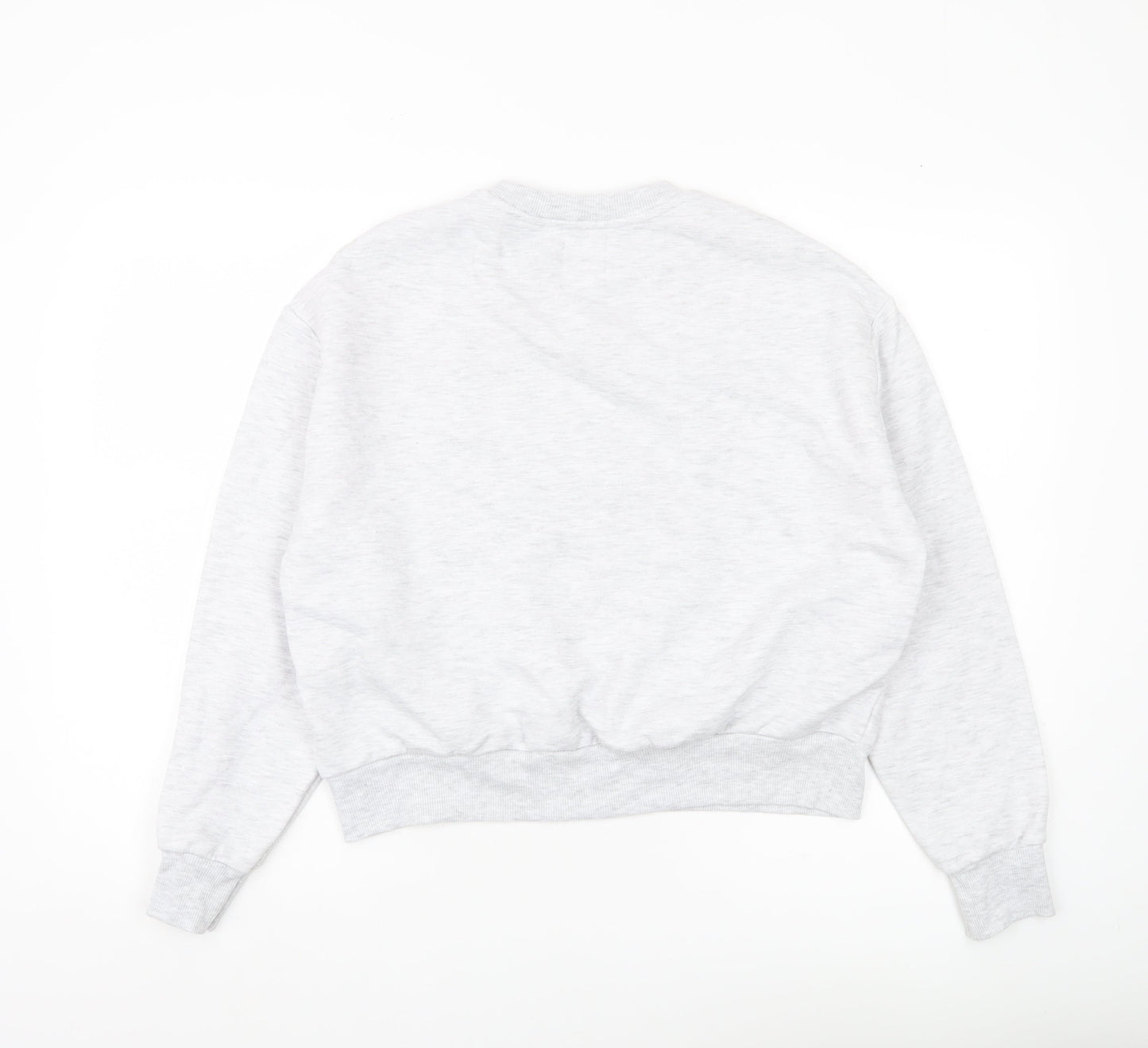 Womens UK Size S Pull&Bear Grey Pullover Sweatshirt