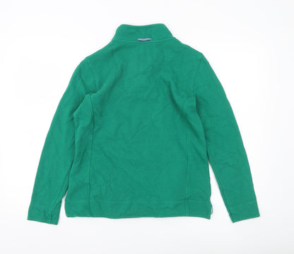 Crew Clothing Women’s Green Cotton Pullover Sweatshirt Size 8