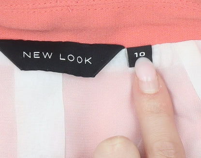 New Look Women’s Pink Blazer Size 10 Shawl Collar Work Jacket