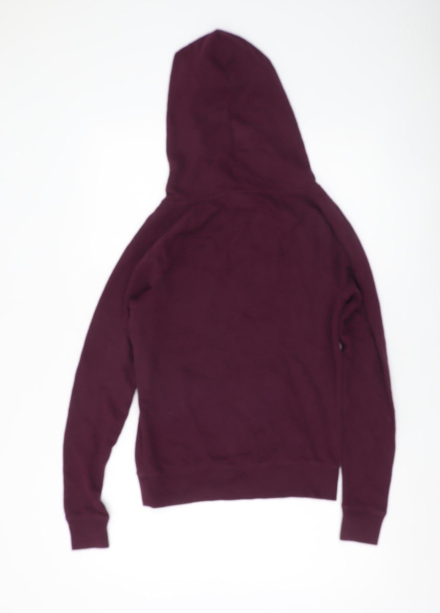 Victoria's Secret PINK Womens Hoodie XS Maroon Pullover Logo Cotton Blend