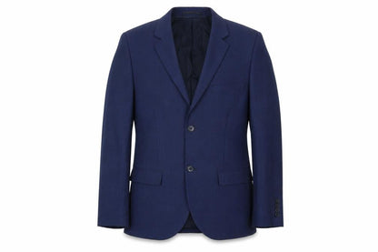 Topman Men’s Blue Slim Fit Wool Blend Blazer Jacket Size 36