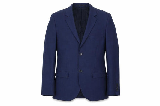 Topman Men’s Blue Slim Fit Wool Blend Blazer Jacket Size 36
