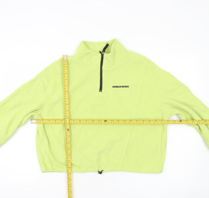 Womens UK Size M H&M Divided Green Pullover Sweatshirt