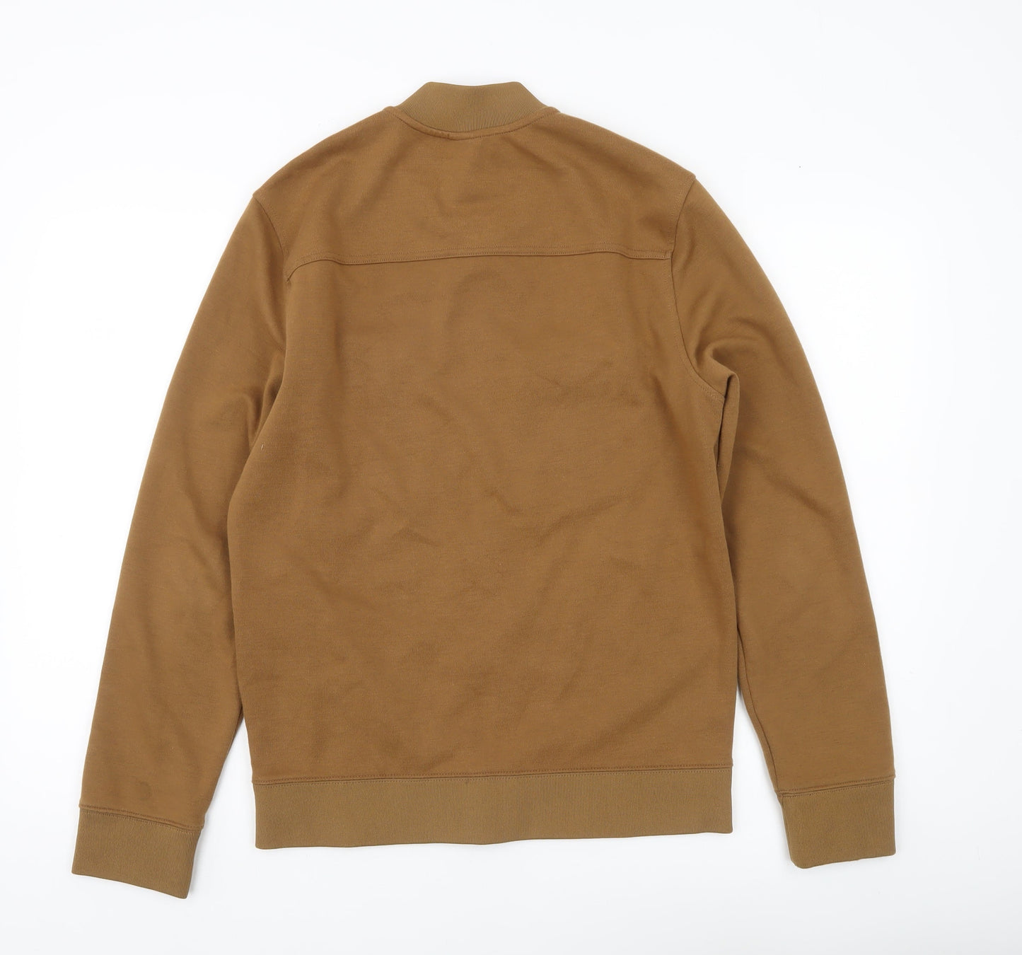 Mens UK Size S H&M Brown Bomber Jacket