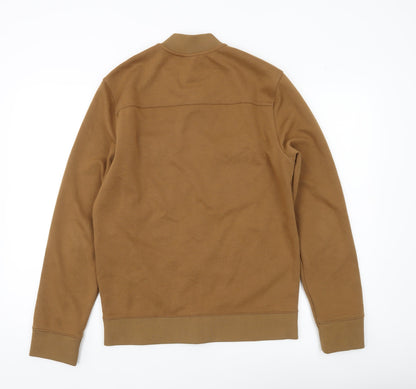 Mens UK Size S H&M Brown Bomber Jacket