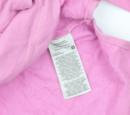 Selected Femme Women's Pink Pullover Hoodie Small Cotton