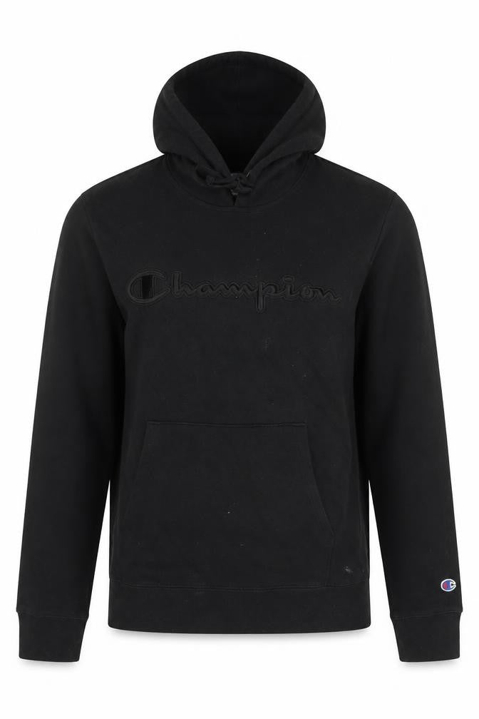Mens UK Size M Champion Black Pullover Hoodie