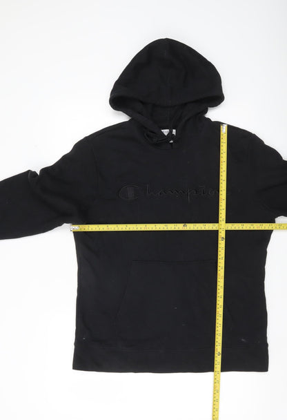 Mens UK Size M Champion Black Pullover Hoodie