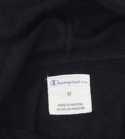 Mens UK Size M Champion Black Pullover Hoodie