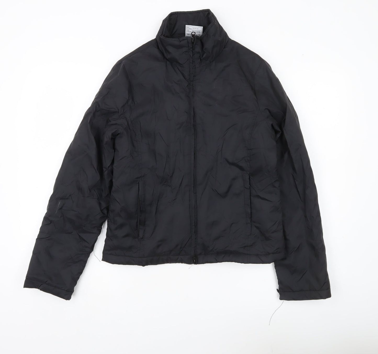 B&C Women’s Black Nylon Full Zip Casual Jacket Size S