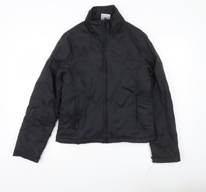 B&C Women’s Black Nylon Full Zip Casual Jacket Size S