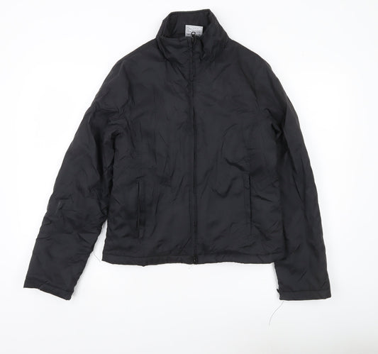 B&C Women’s Black Nylon Full Zip Casual Jacket Size S
