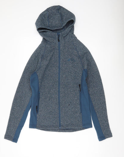 Mens UK Size XS North Ridge Blue Full Zip Hoodie