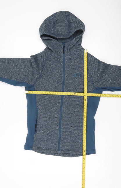 Mens UK Size XS North Ridge Blue Full Zip Hoodie