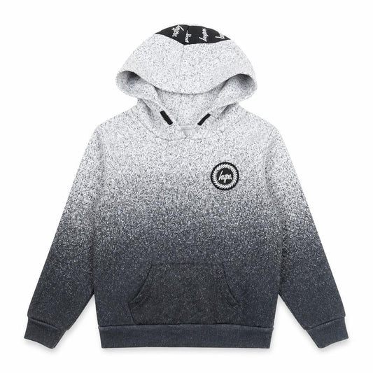 Hype Boys Grey Logo Pullover Hoodie 11-12 Years Regular Fit