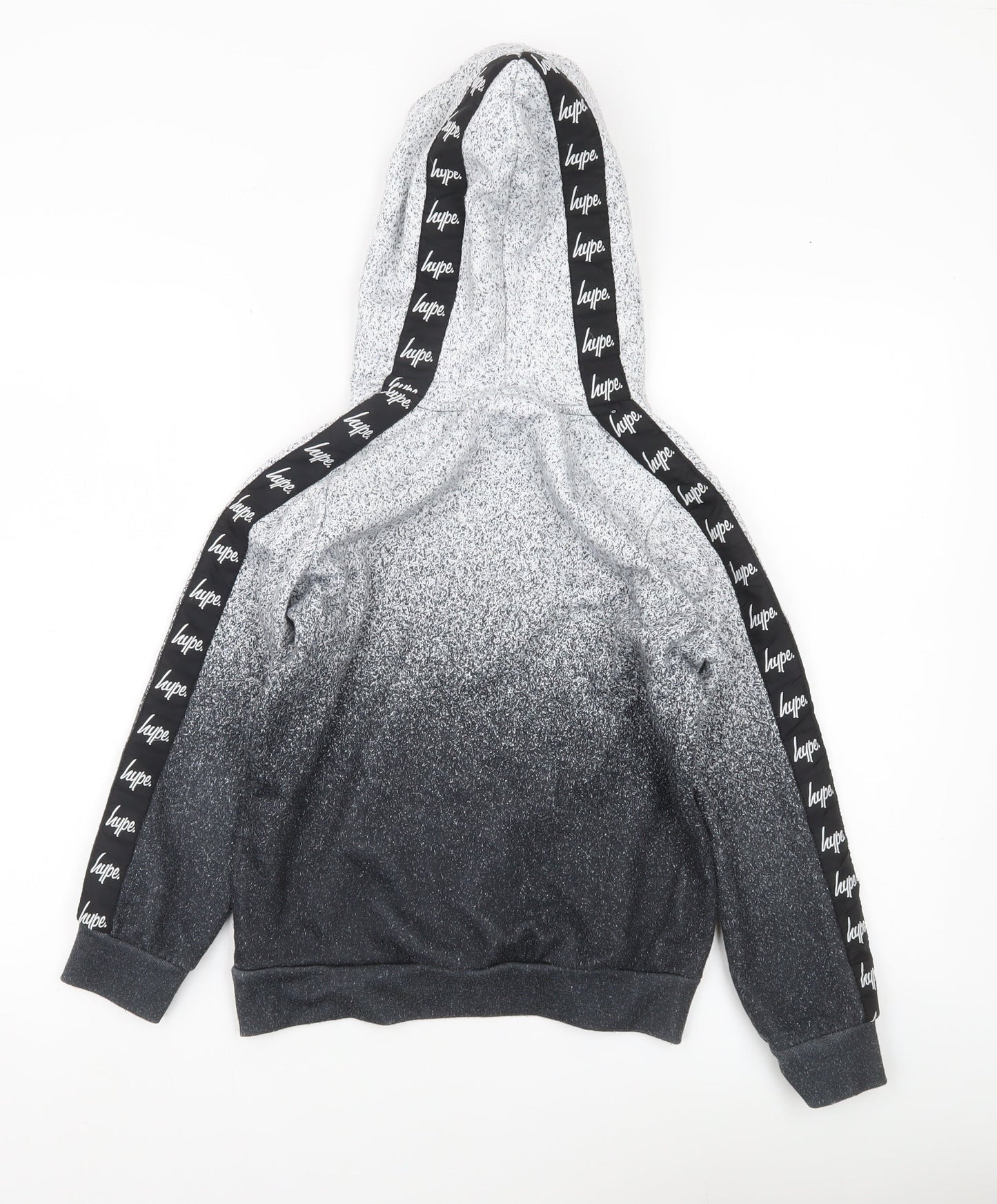 Hype Boys Grey Logo Pullover Hoodie 11-12 Years Regular Fit
