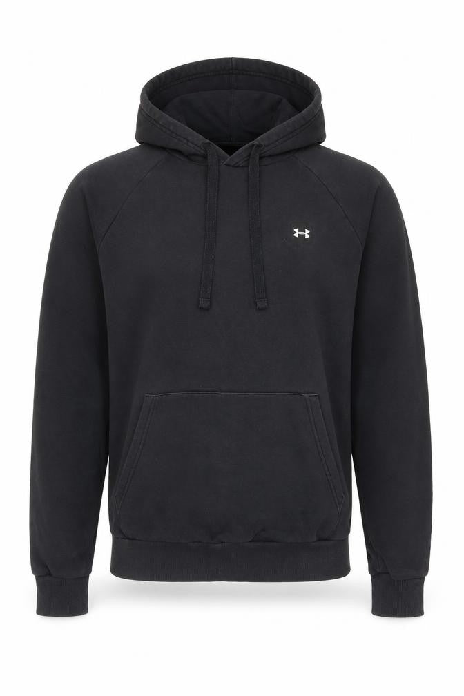 Mens UK Size S Under armour Black Pullover Hoodie