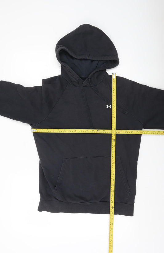 Under Armour Men’s Black Pullover Hoodie Size S Relaxed Fit