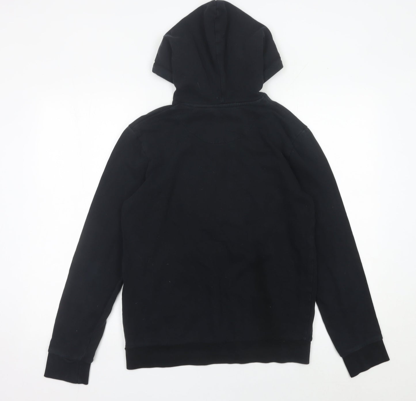 Topman Men’s Black Pullover Hoodie XS Classic Fit Cotton