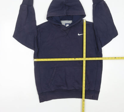 Nike Boys Blue Pullover Hoodie XL 13-14 Years Fleece Sweatshirt