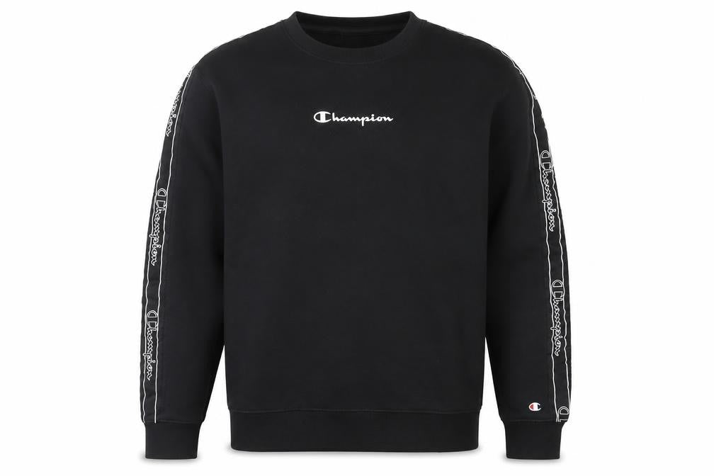 Mens UK Size L Champion Black Pullover Sweatshirt