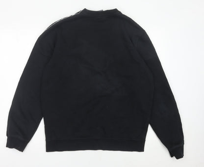 Mens UK Size L Champion Black Pullover Sweatshirt