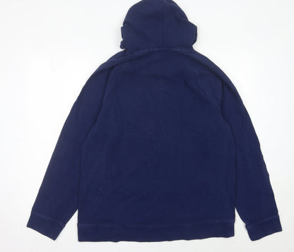 FLX Men’s Blue Pullover Hoodie XL Cotton Long Sleeve Casual