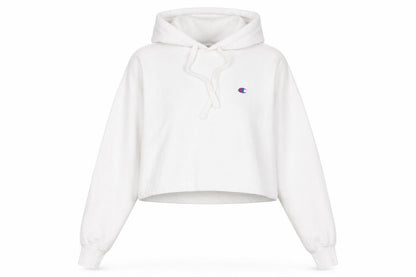 Womens UK Size XS Champion White Pullover Hoodie