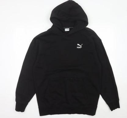 Mens UK Size M PUMA Black Pullover Hoodie