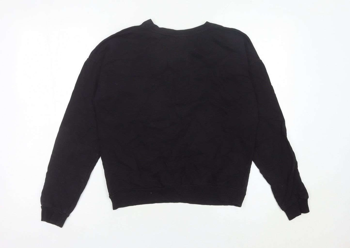 Womens UK Size 12 Disney Black Pullover Sweatshirt