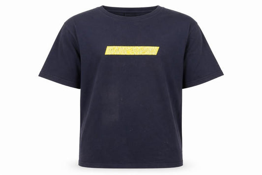 Daily Paper Men's Blue Cotton Graphic Print T-Shirt Size M