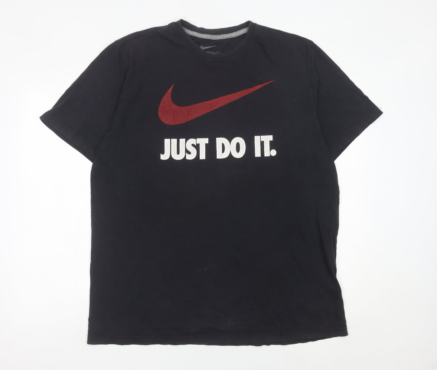 Nike Men's Black XL Just Do It Logo Sports Graphic T-Shirt