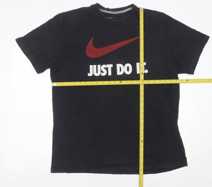 Nike Men's Black XL Just Do It Logo Sports Graphic T-Shirt