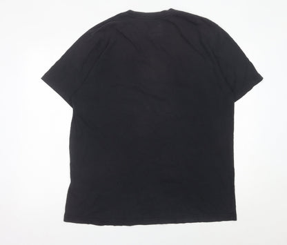 Nike Men's Black XL Just Do It Logo Sports Graphic T-Shirt