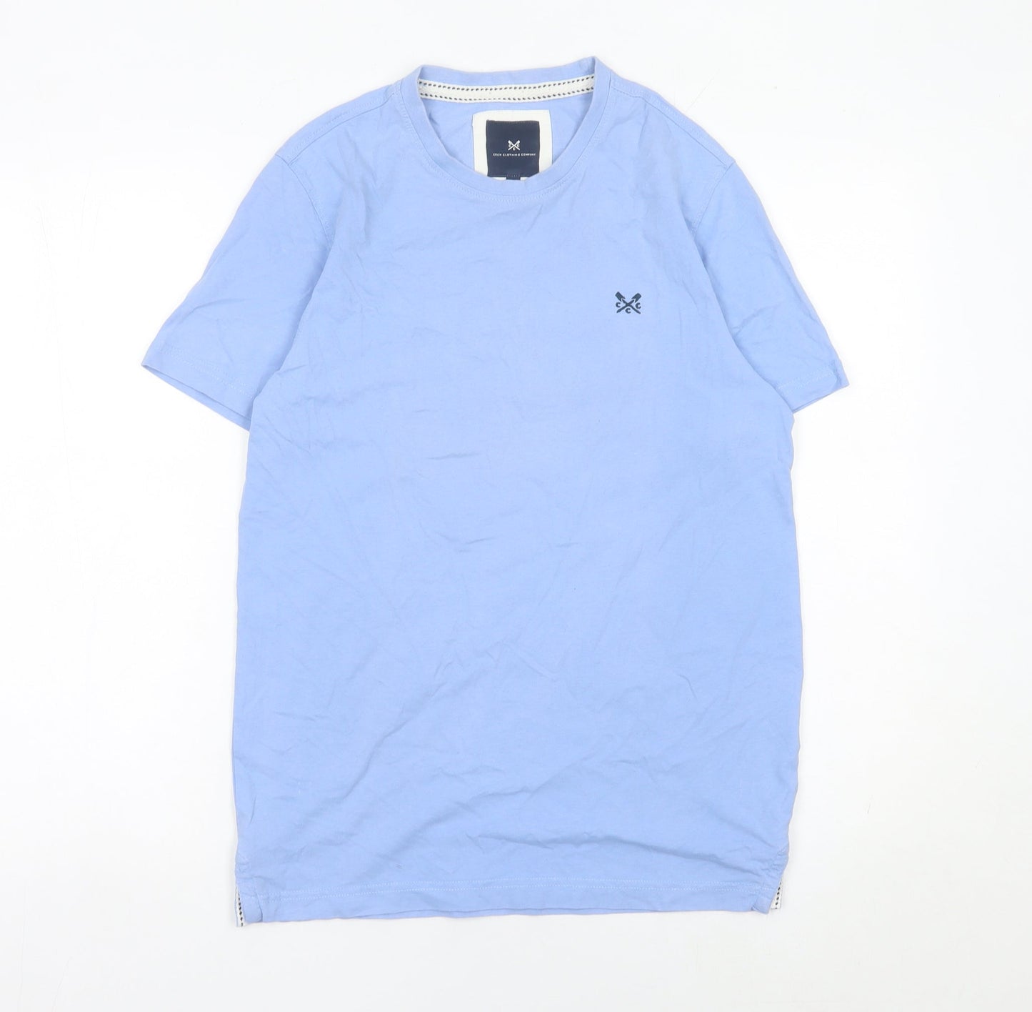 Mens UK Size S Crew Clothing Company Blue  T-Shirt