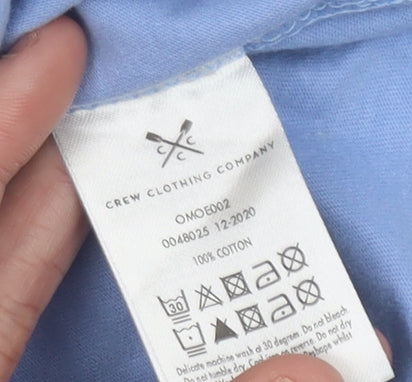 Mens UK Size S Crew Clothing Company Blue  T-Shirt