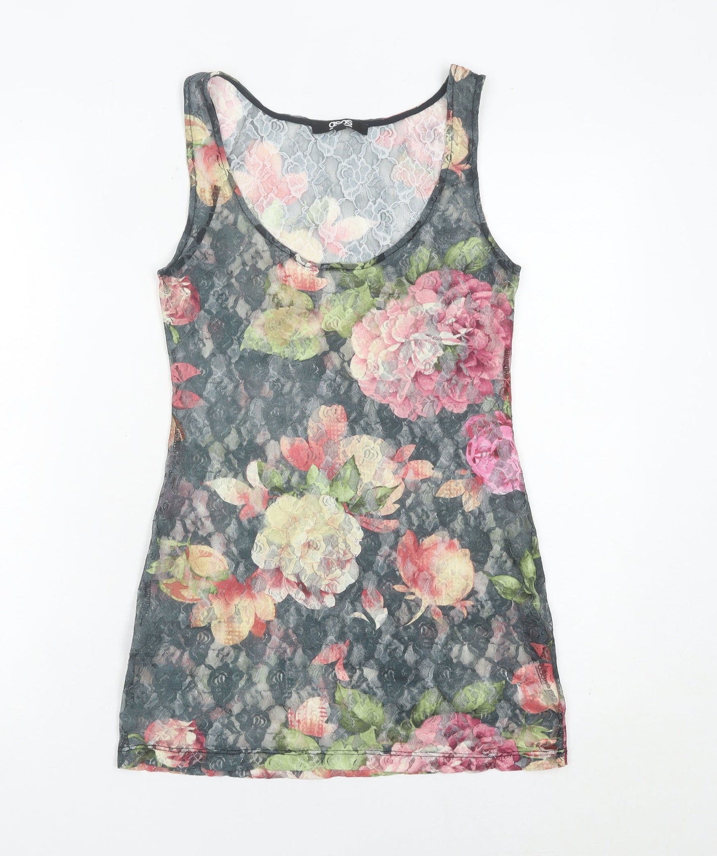 Womens UK Size 10 ASOS Multicoloured Camisole Tank