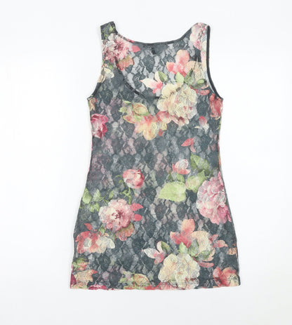 Womens UK Size 10 ASOS Multicoloured Camisole Tank