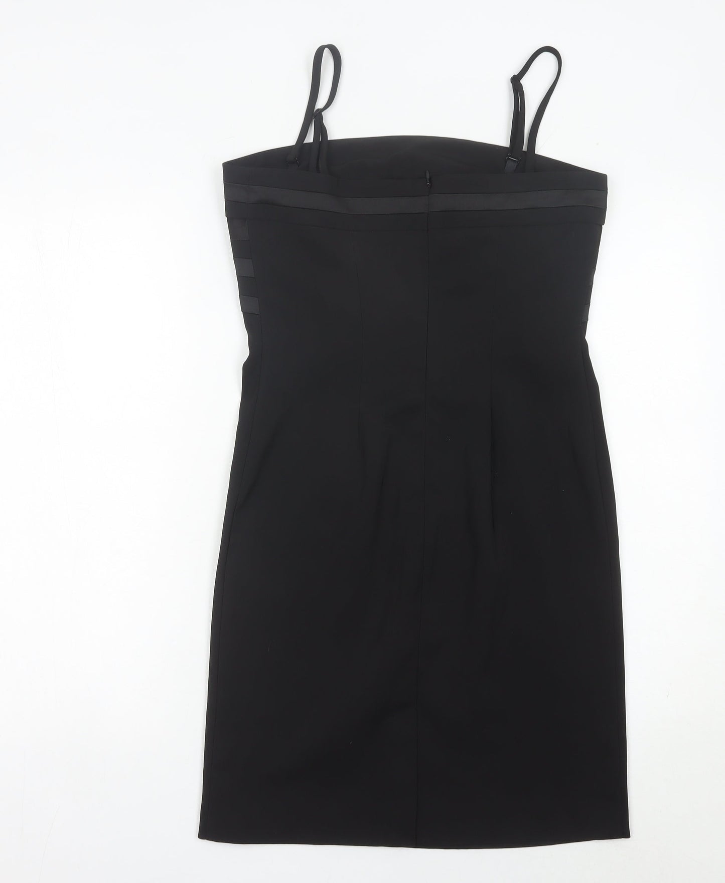 E-vie Womens Black Size 10 Sheath Cocktail Party Dress