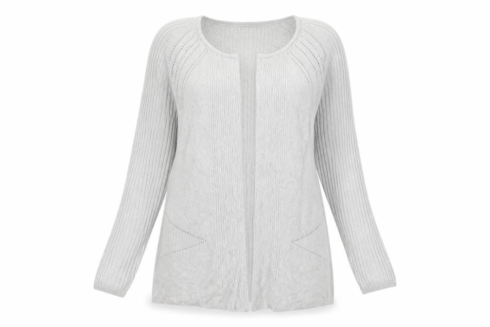 Womens UK Size M Marks and Spencer Grey Cardigan Jumper