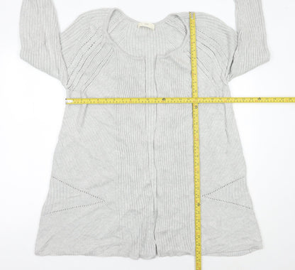 Womens UK Size M Marks and Spencer Grey Cardigan Jumper