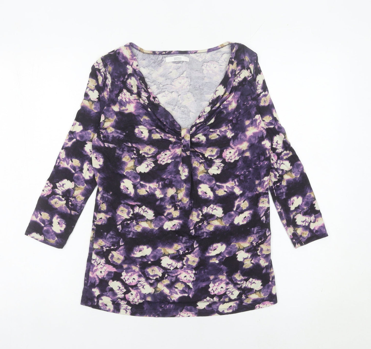 Womens UK Size 8 Marks and Spencer Multicoloured Tunic Blouse