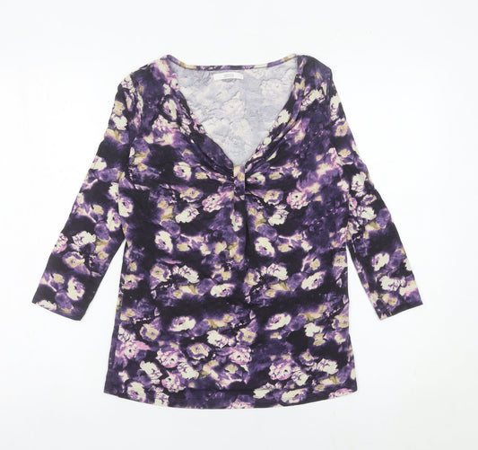 Womens UK Size 8 Marks and Spencer Multicoloured Tunic Blouse